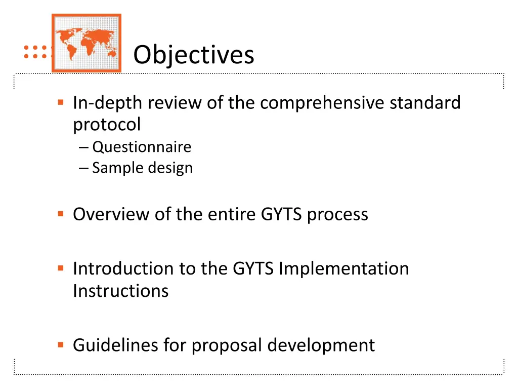 objectives