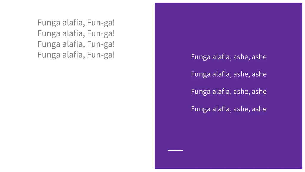 funga alafia fun ga funga alafia fun ga funga 1