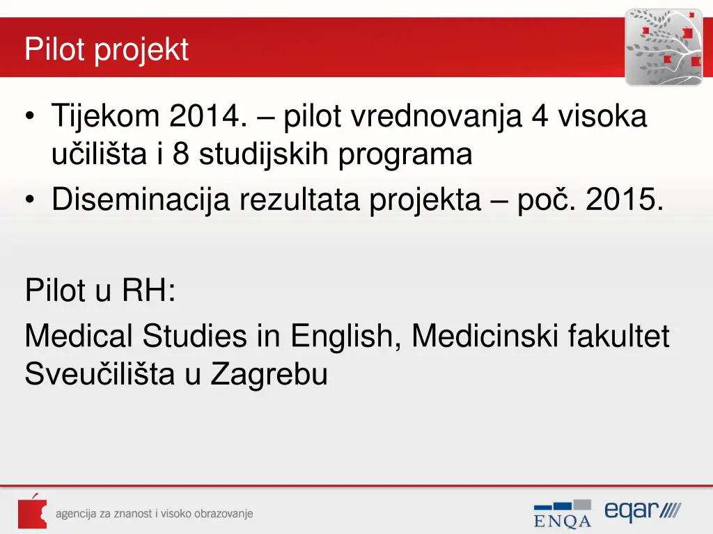 pilot projekt