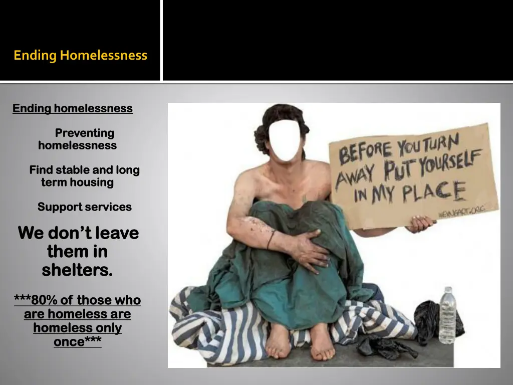 ending homelessness