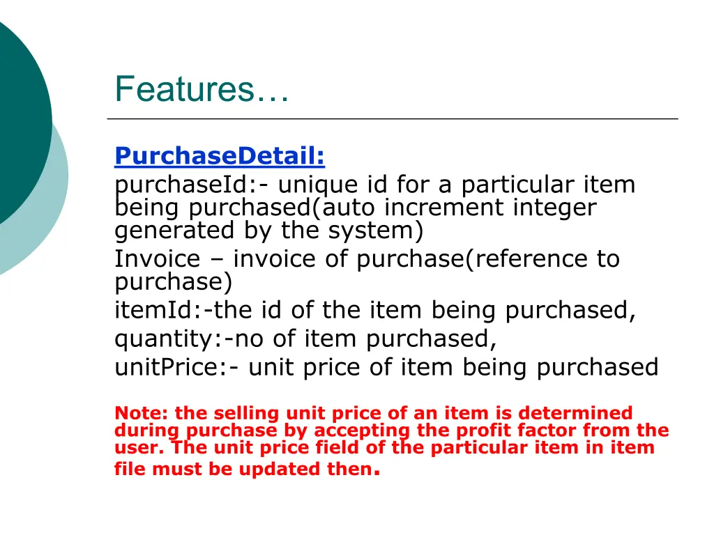 features 5