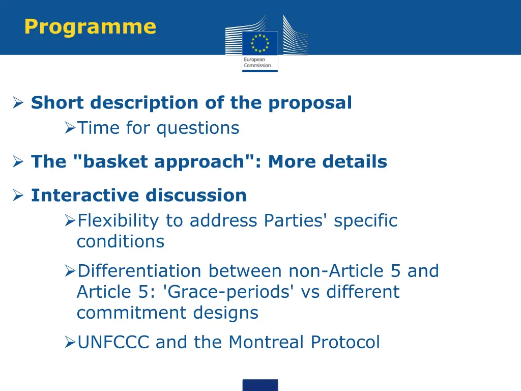 programme