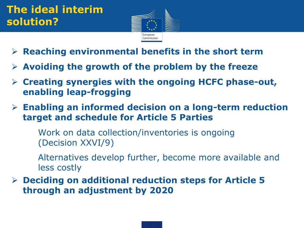 the ideal interim solution