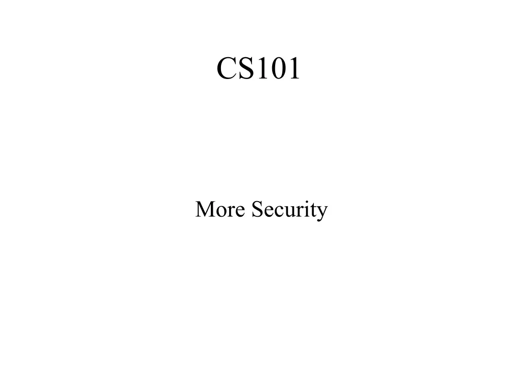 cs101
