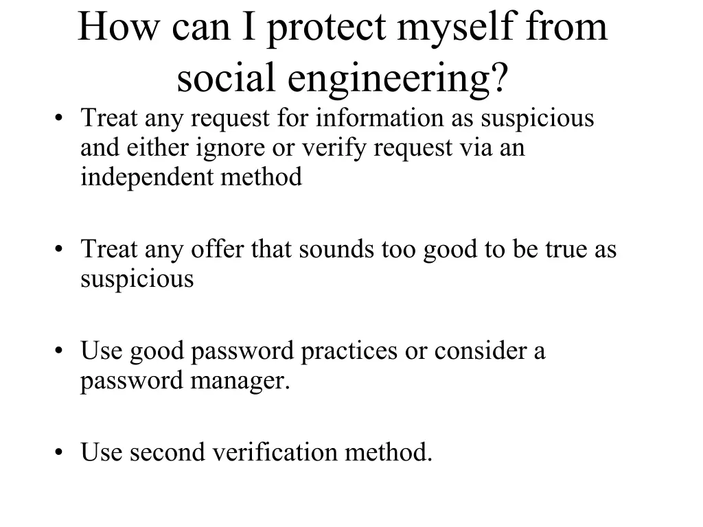 how can i protect myself from social engineering
