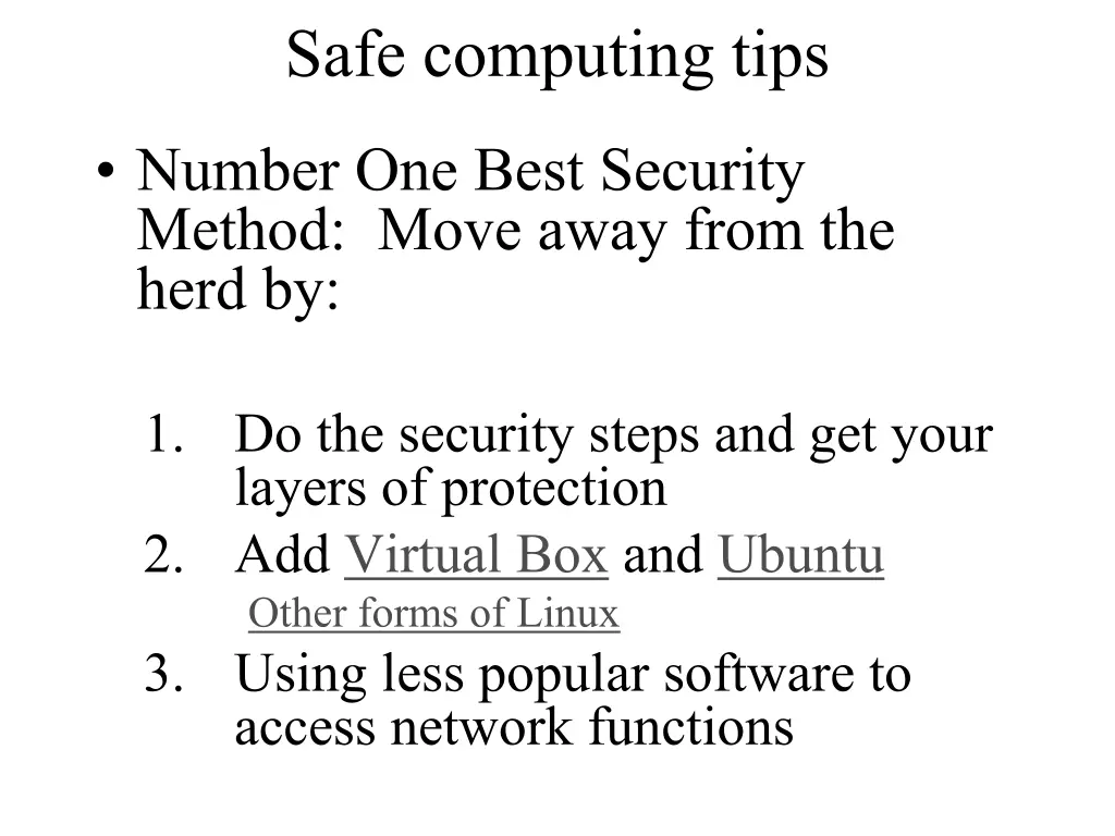 safe computing tips