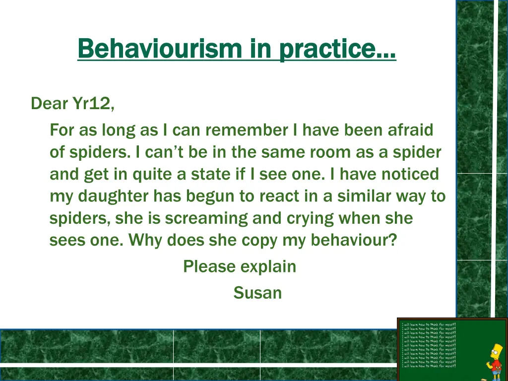 behaviourism in practice behaviourism in practice