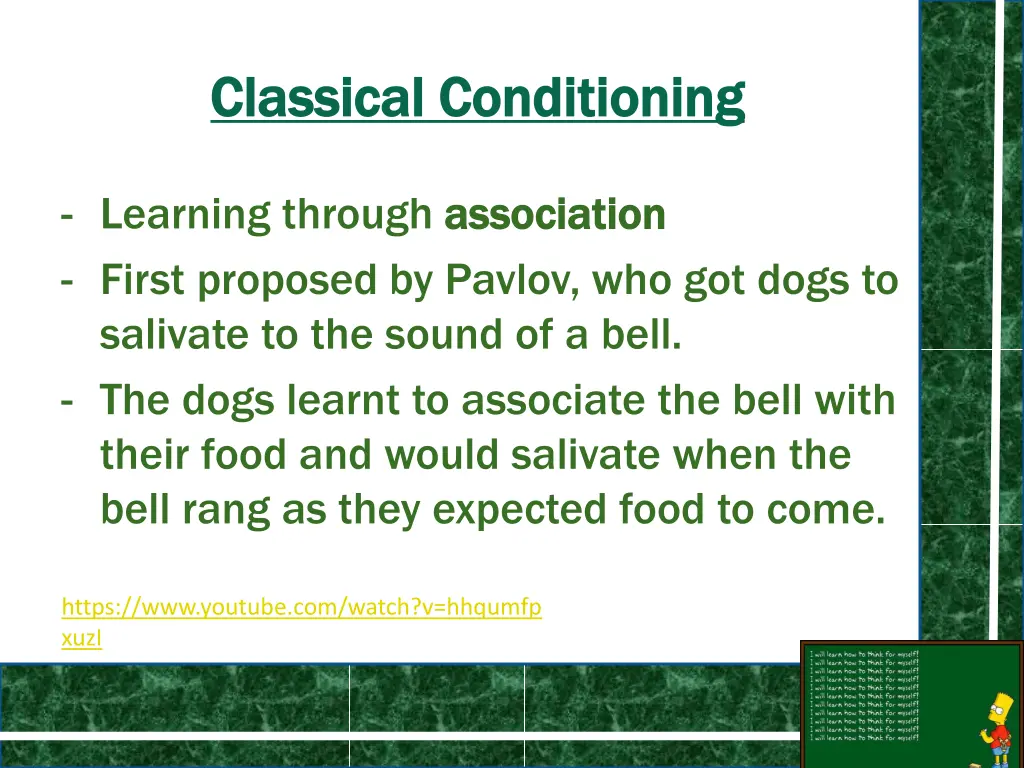 classical conditioning classical conditioning