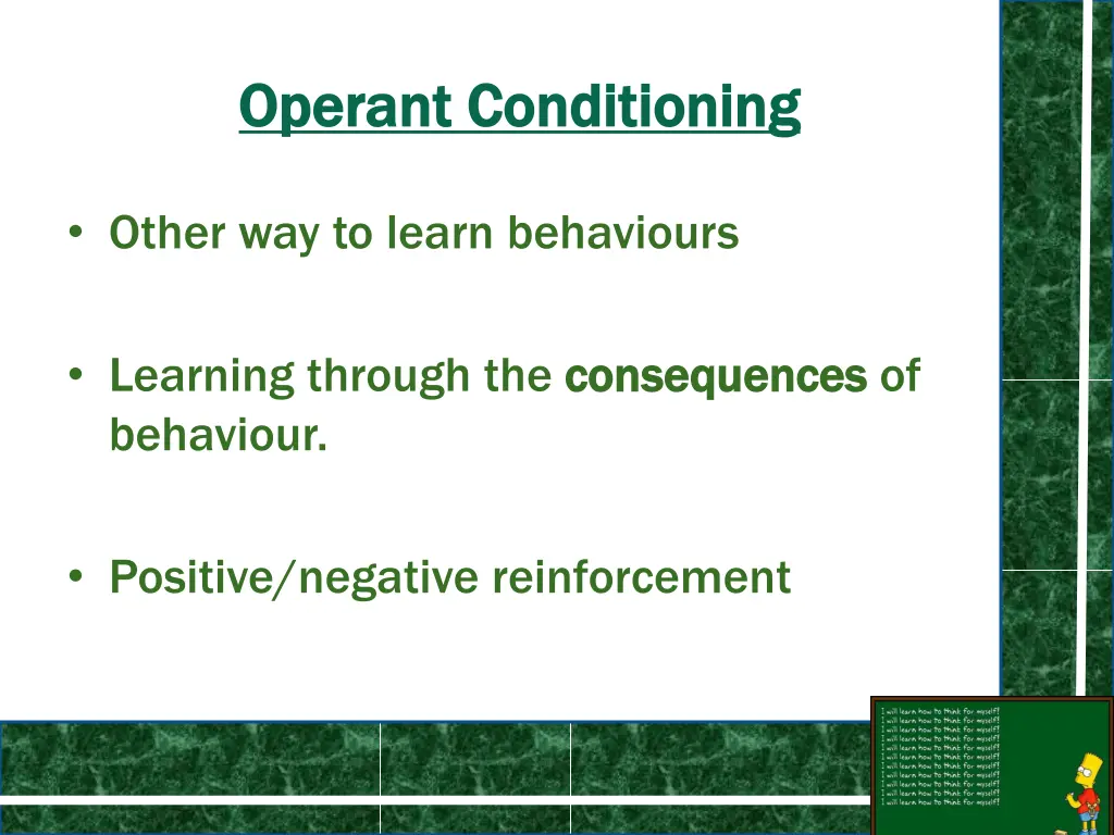 operant conditioning operant conditioning