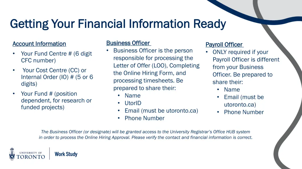 getting your financial information ready getting