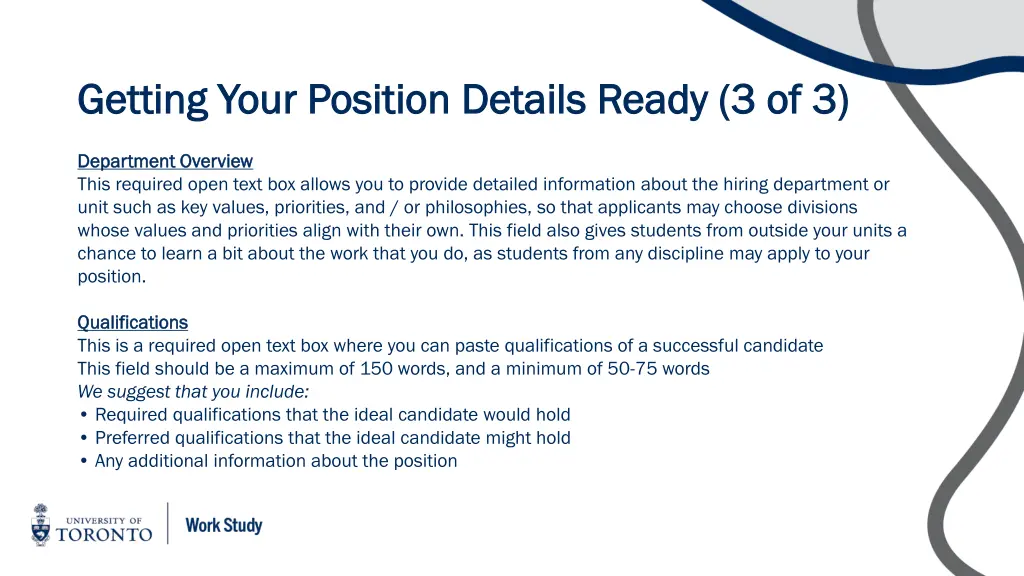 getting your position details ready 1