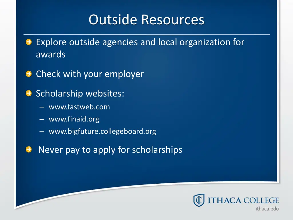 outside resources
