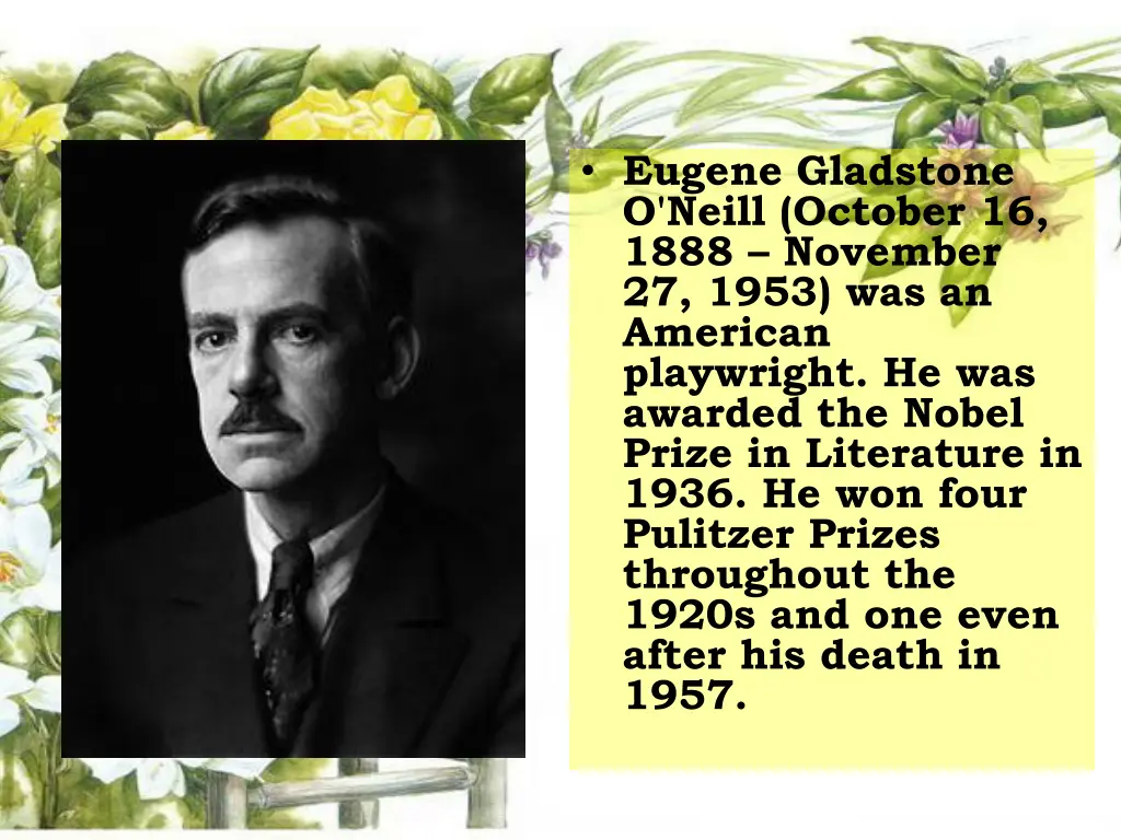 eugene gladstone o neill october 16 1888 november