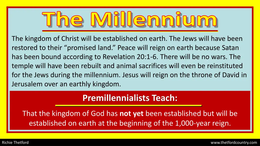 the millennium