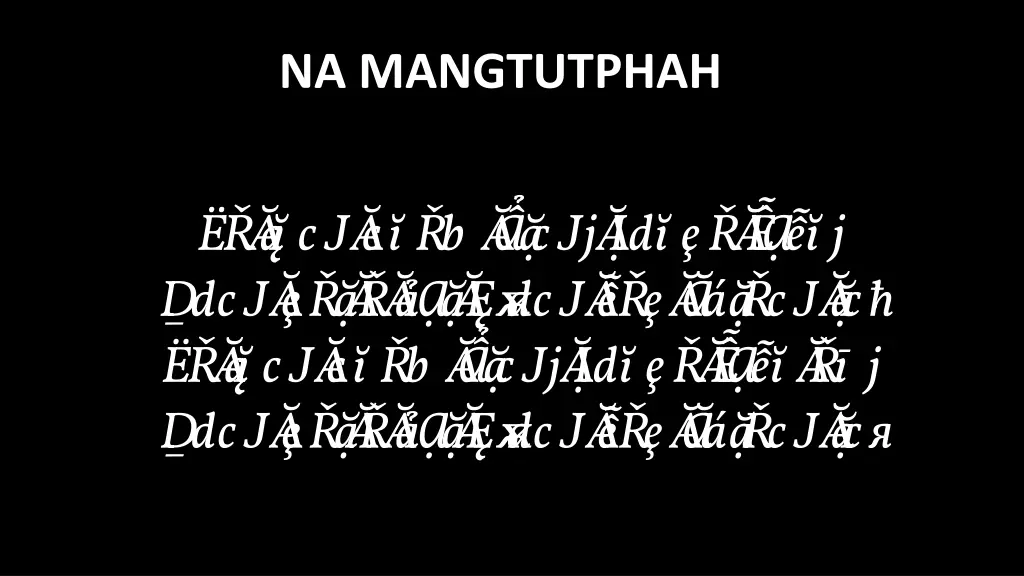 na mangtutphah 4