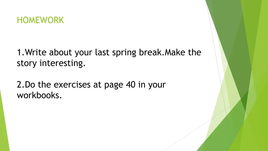 homework