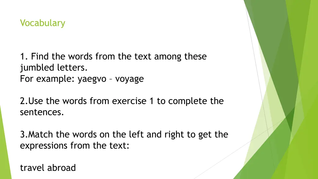 vocabulary