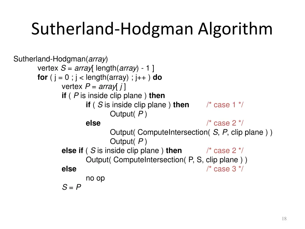 sutherland hodgman algorithm