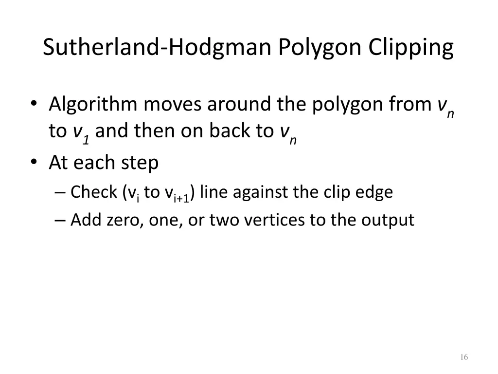 sutherland hodgman polygon clipping 1