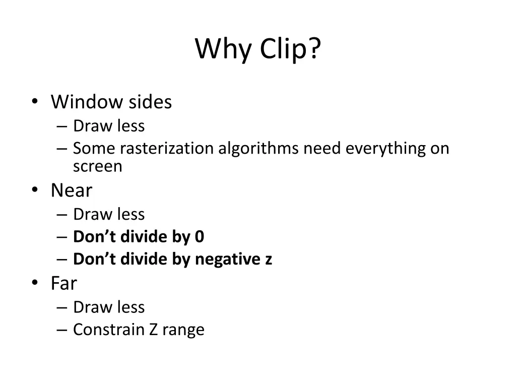 why clip
