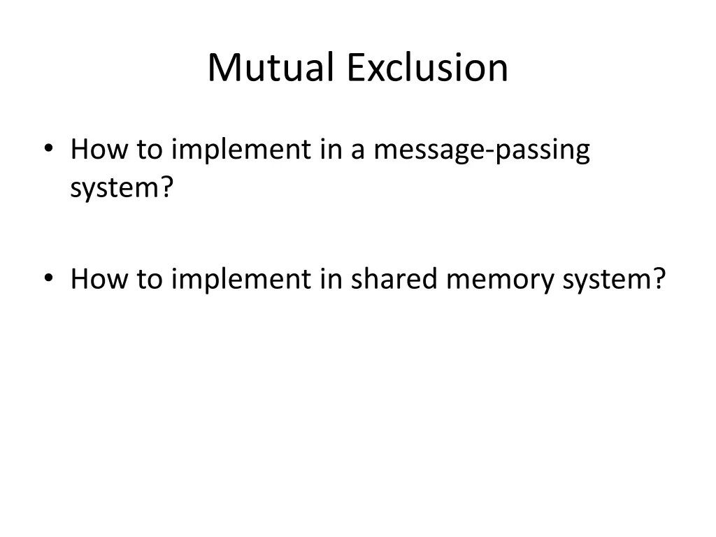 mutual exclusion 1