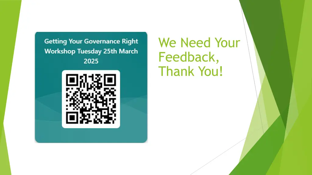 we need your feedback thank you