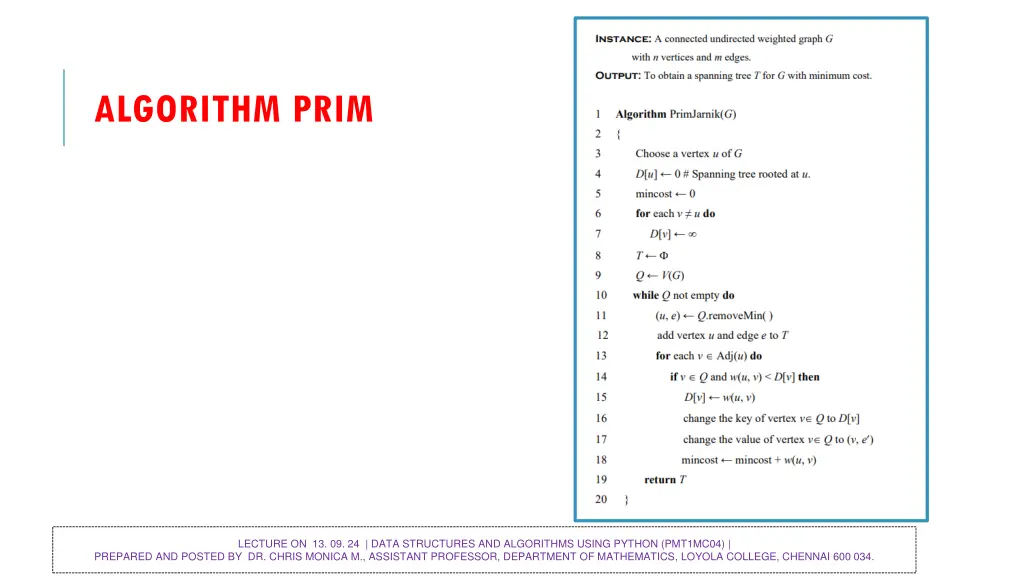 algorithm prim