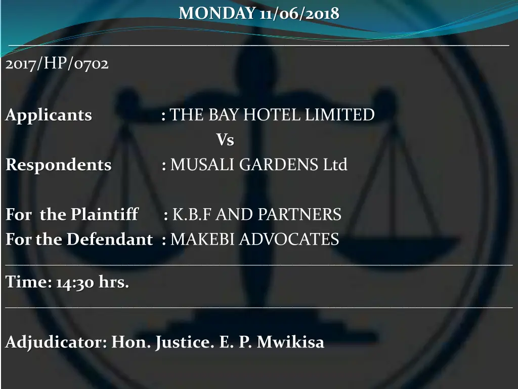 monday 11 06 2018 15