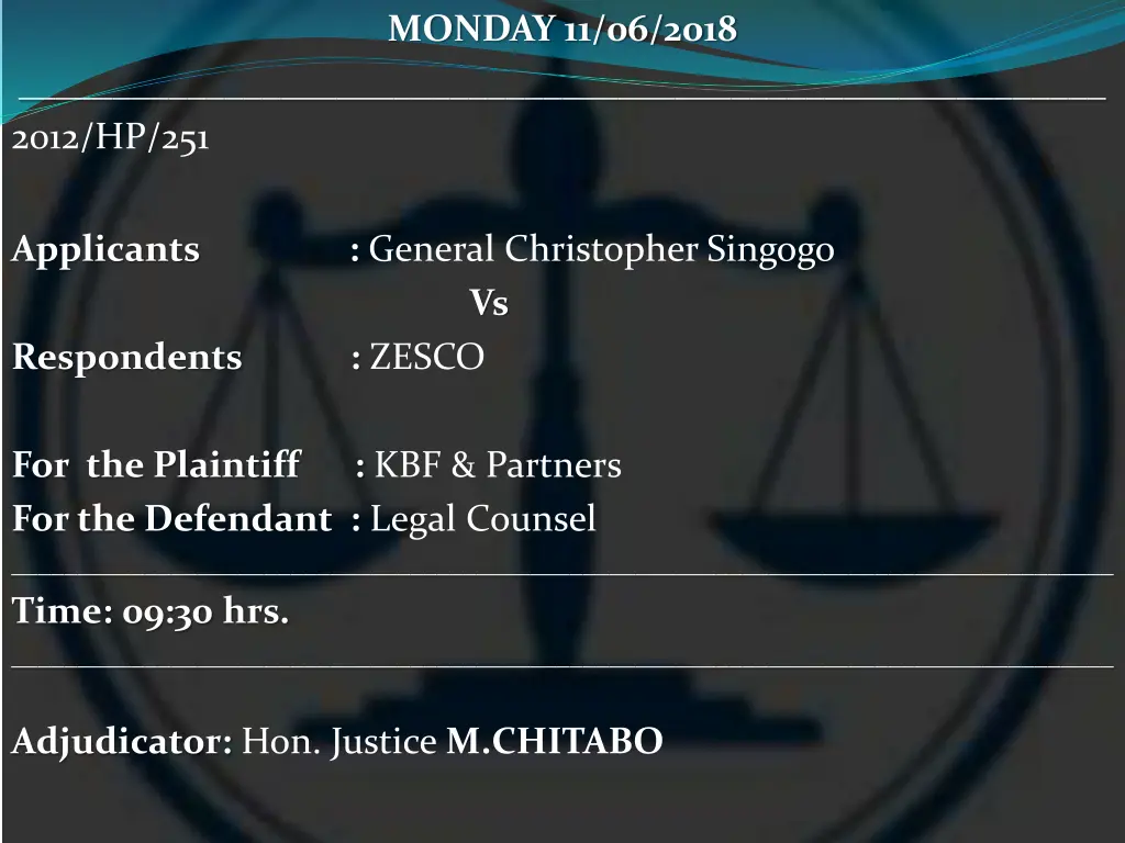 monday 11 06 2018 17