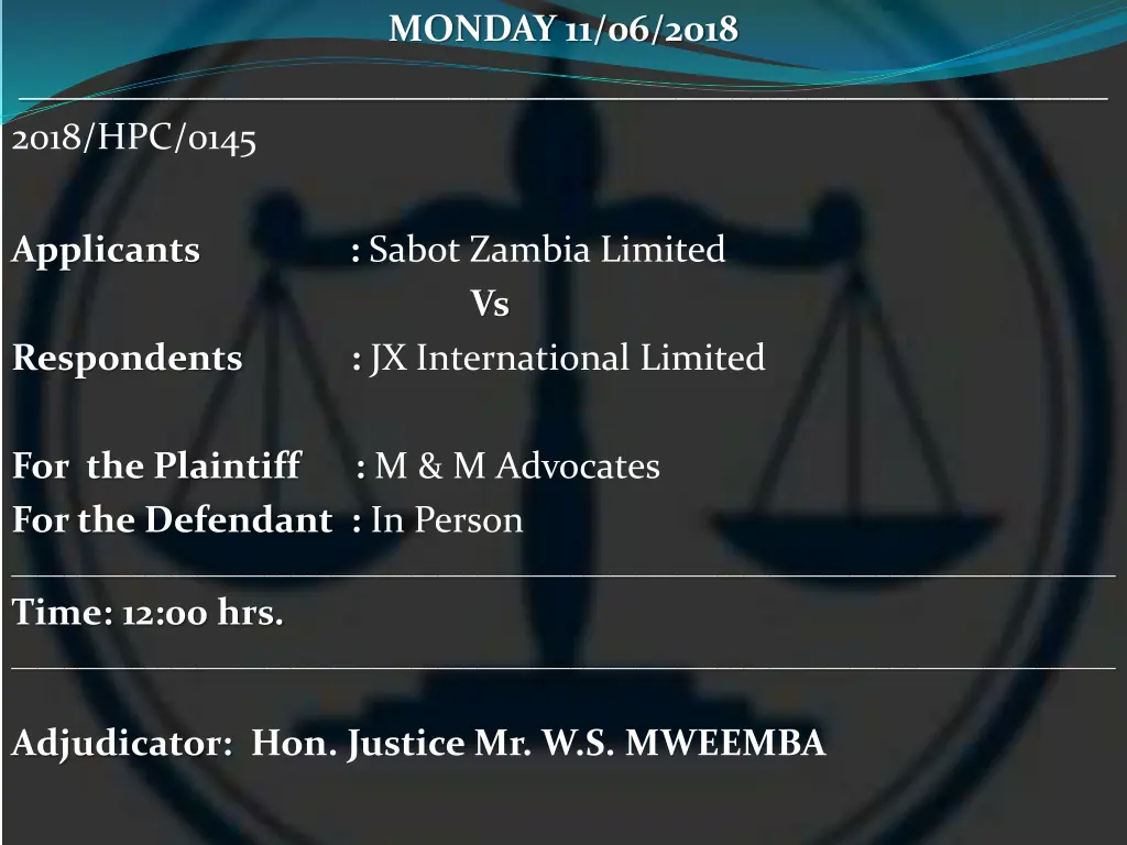 monday 11 06 2018 3