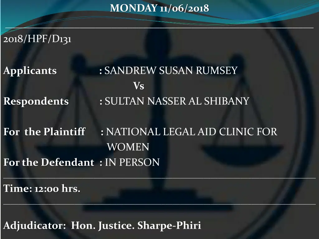 monday 11 06 2018 8