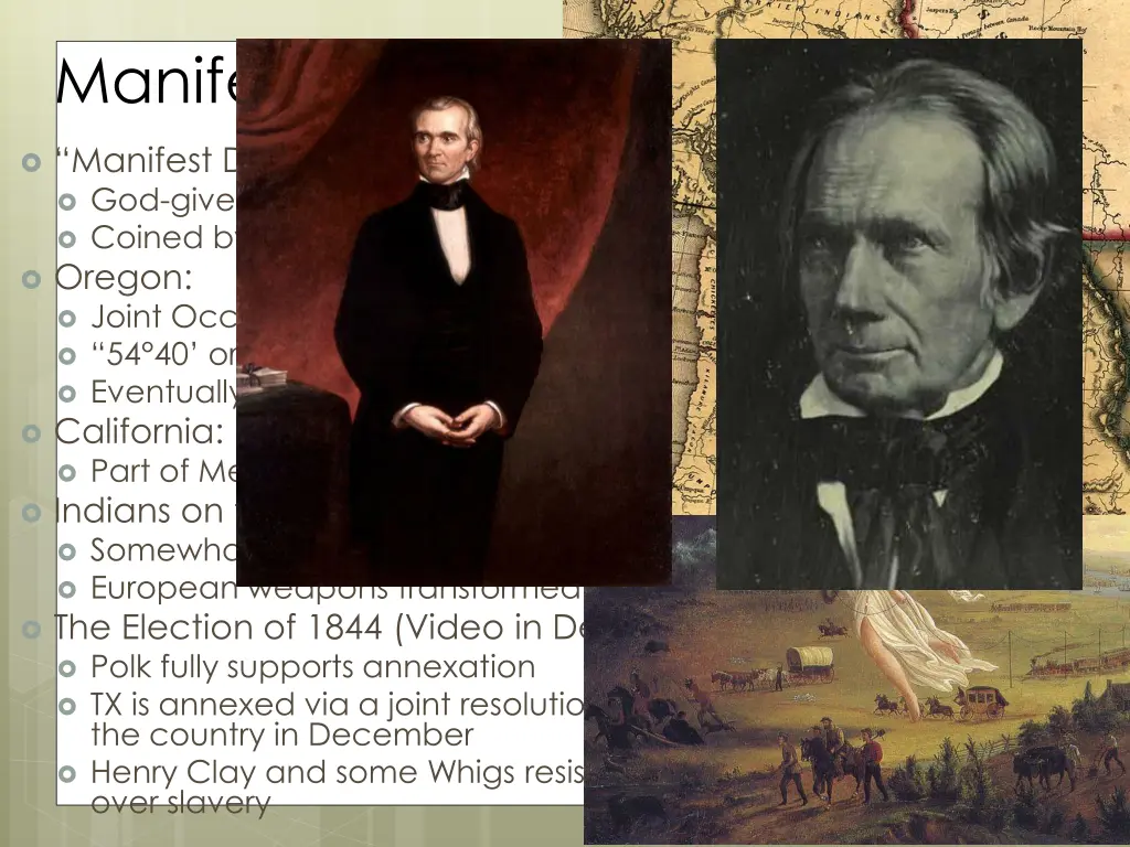 manifest destiny south and north