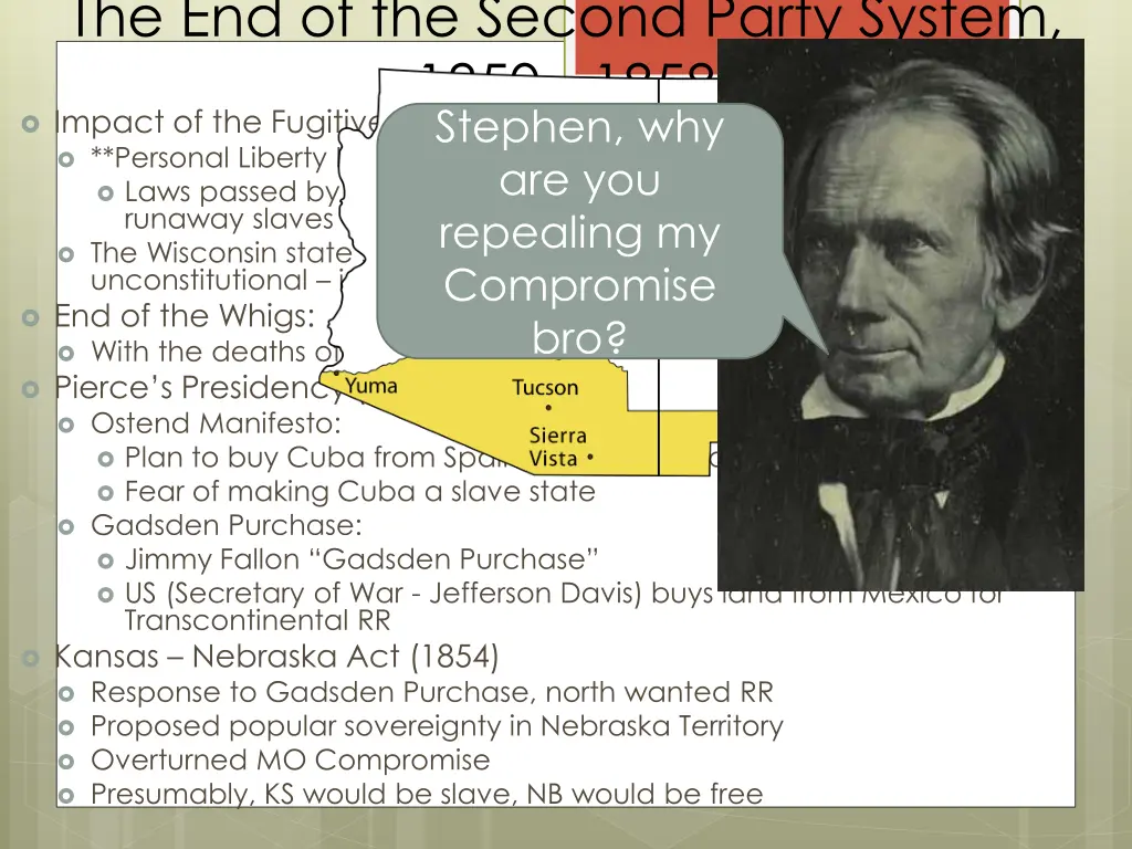the end of the second party system 1850 1858