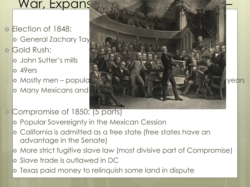 war expansion and slavery 1846 1850 election