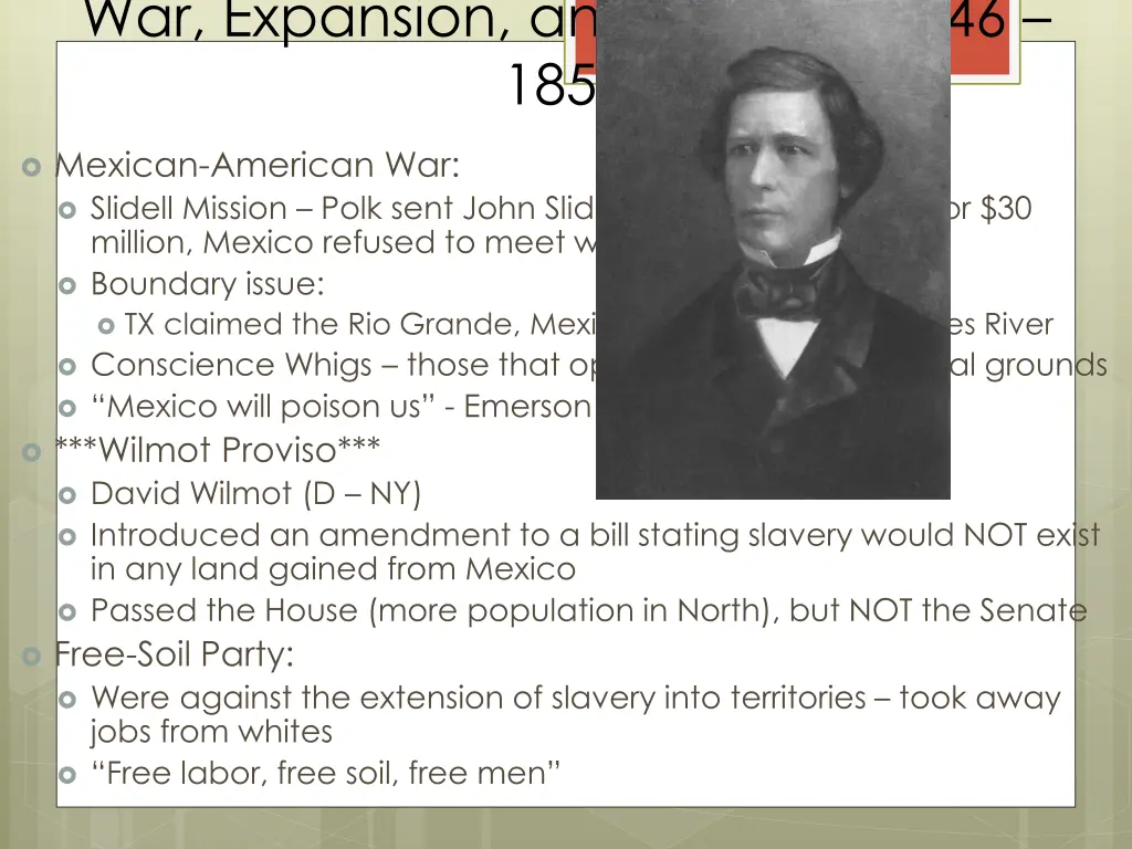 war expansion and slavery 1846 1850