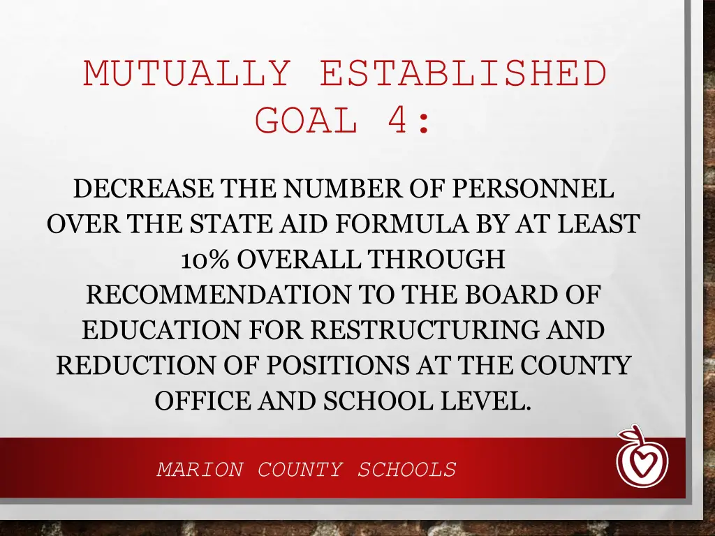 mutually established goal 4