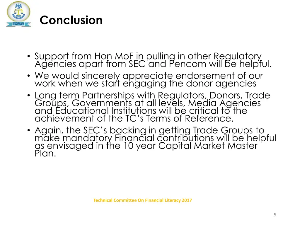 conclusion