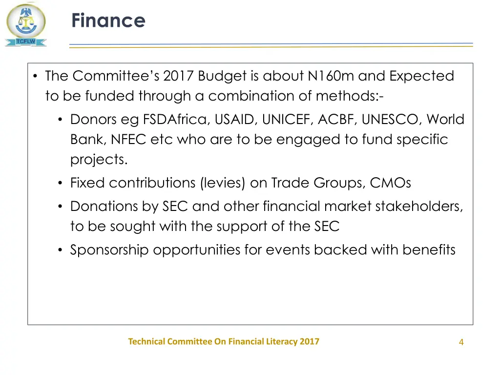 finance