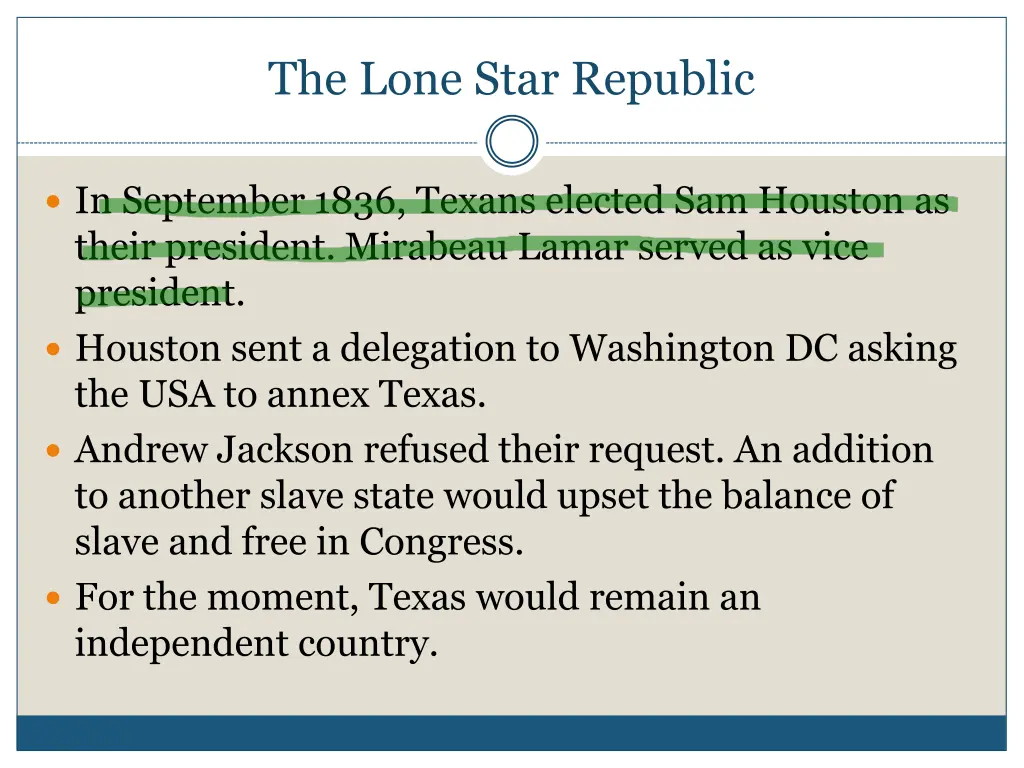 the lone star republic