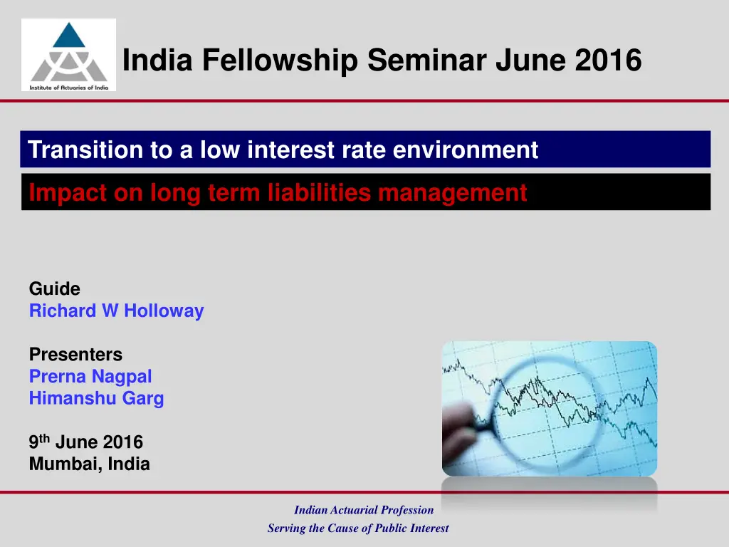 india fellowship seminar june 2016