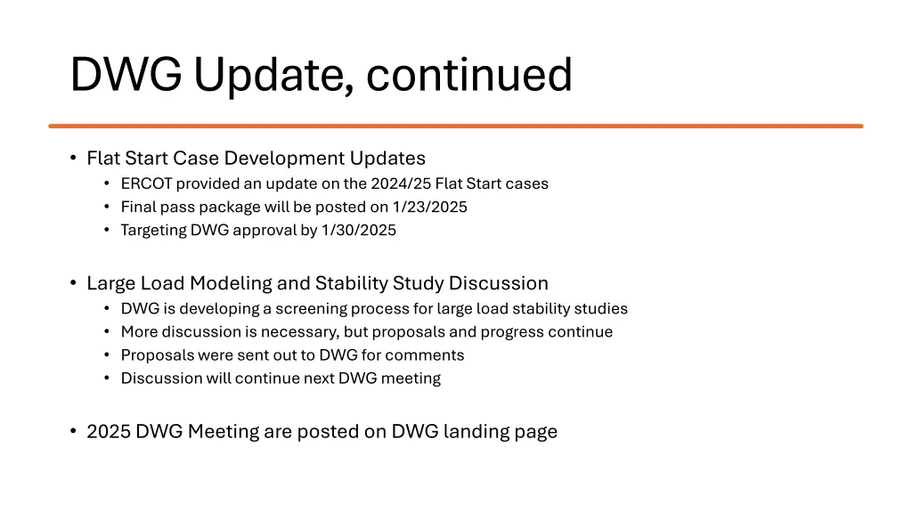 dwg update continued 2