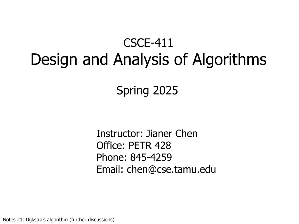csce 411