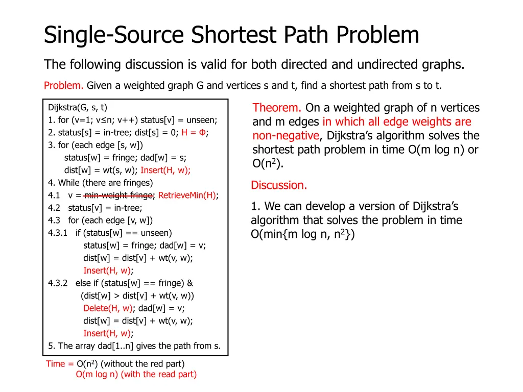 single source shortest path problem 15