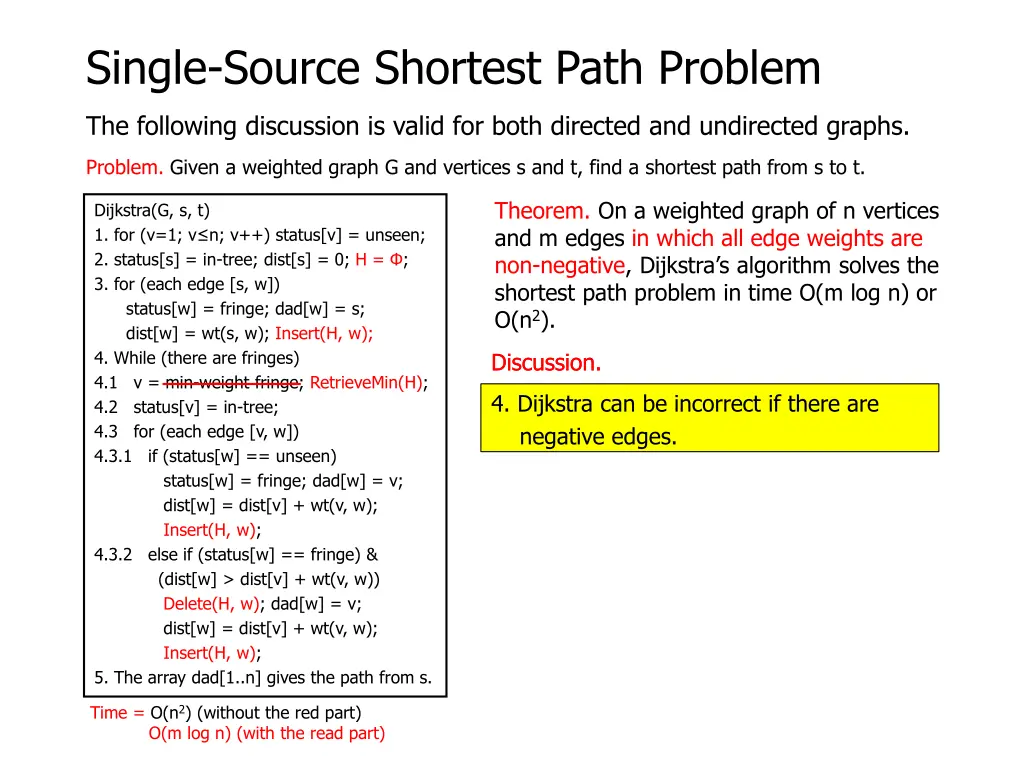 single source shortest path problem 20