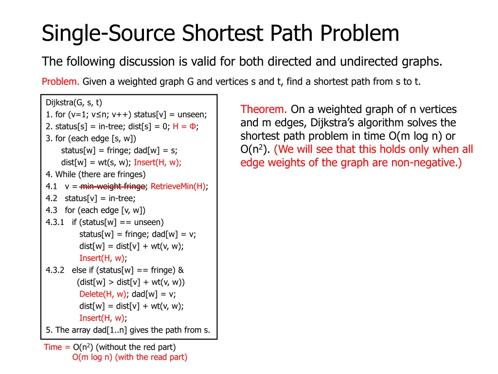 single source shortest path problem 3