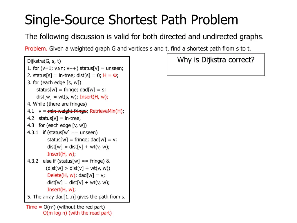 single source shortest path problem 4