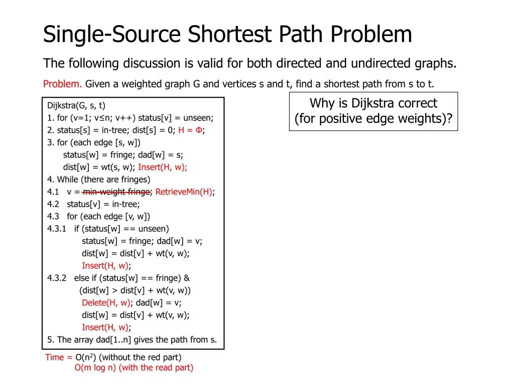 single source shortest path problem 5
