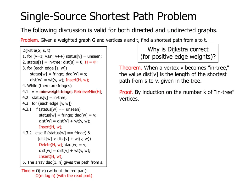 single source shortest path problem 7