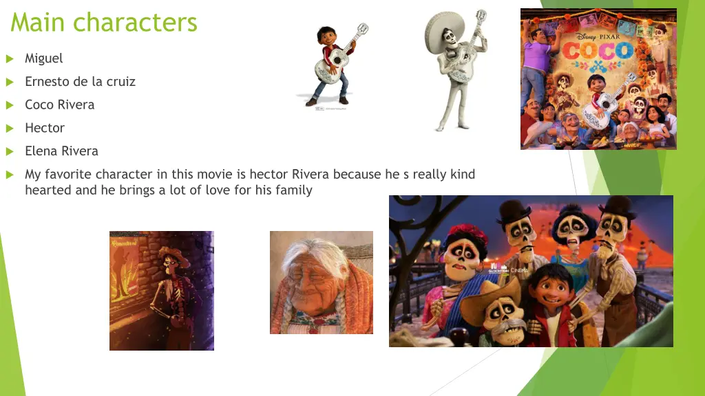main characters