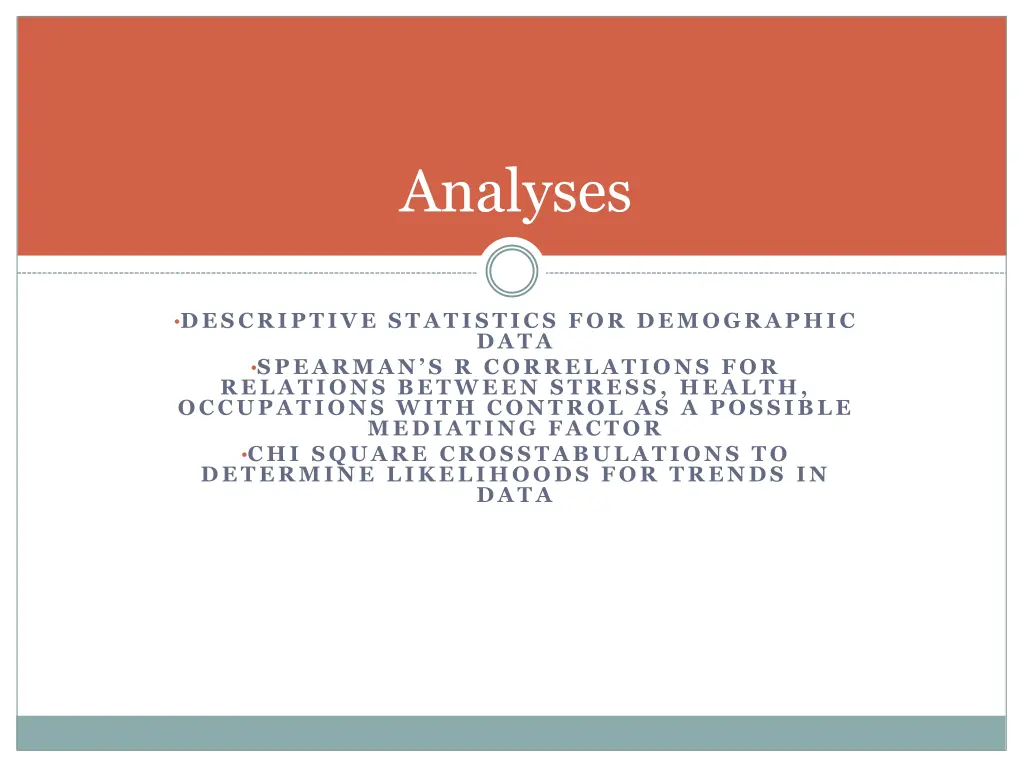 analyses